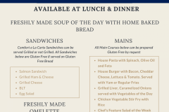 Comfort a la Carte